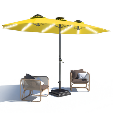 YODOLLA yellow patio umbrella vibrant outdoor shade