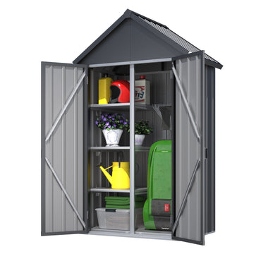 YODOLLA Outdoor Storage Cabinet Waterproof with Shelves