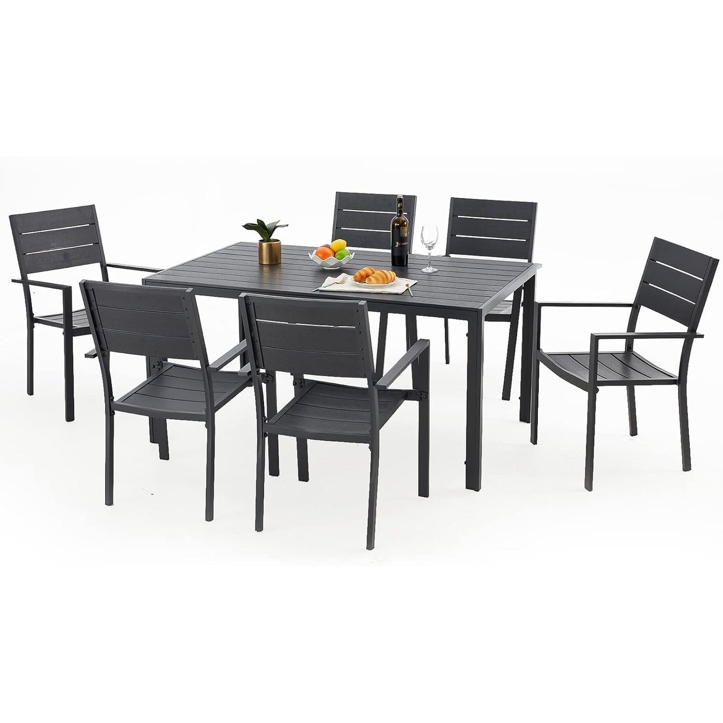 YODOLLA 4 Pieces Outdoor Dining Chairs