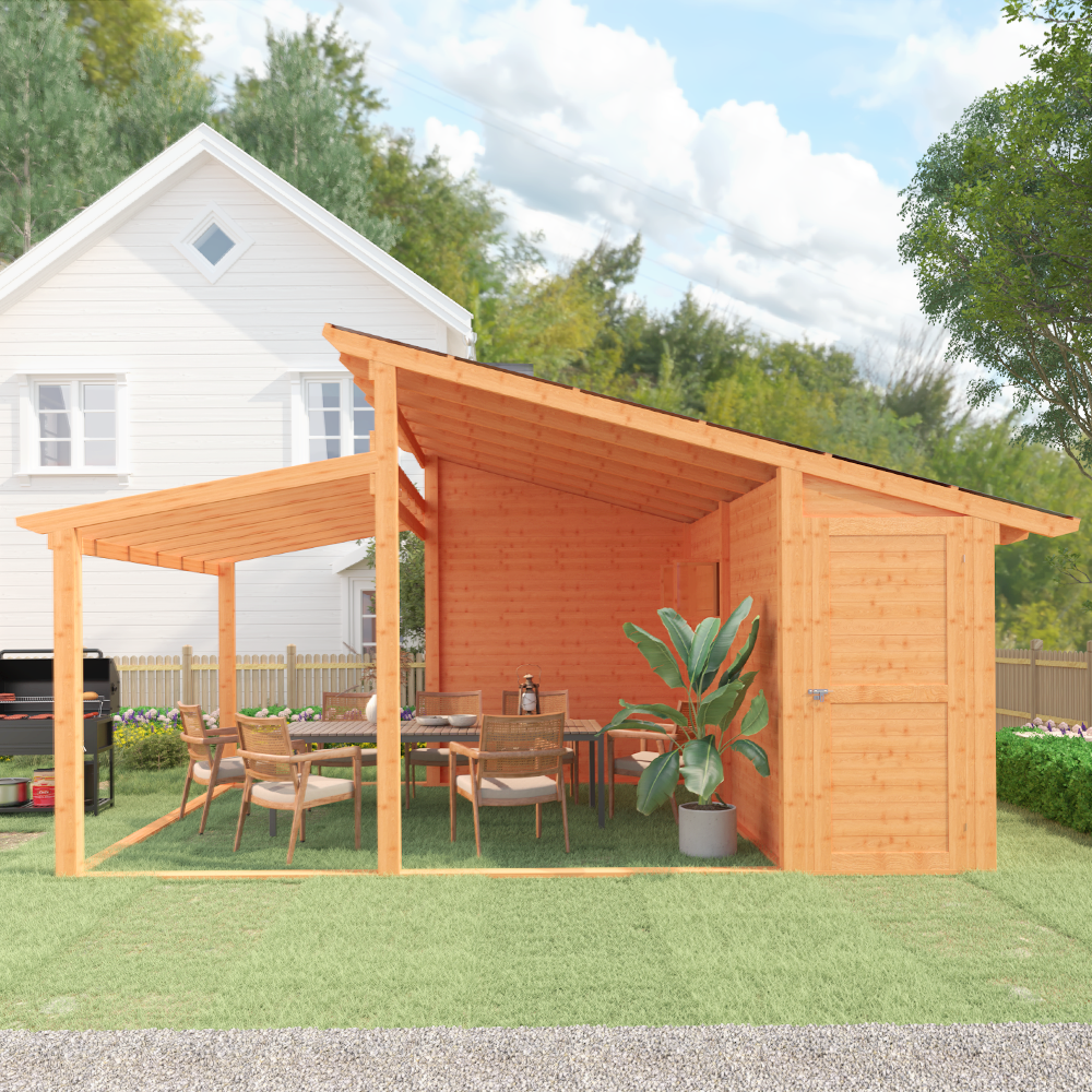 YODOLLA Gazebo with Built-in Storage
