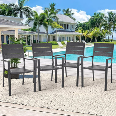 YODOLLA 4 Pieces Outdoor Dining Chairs