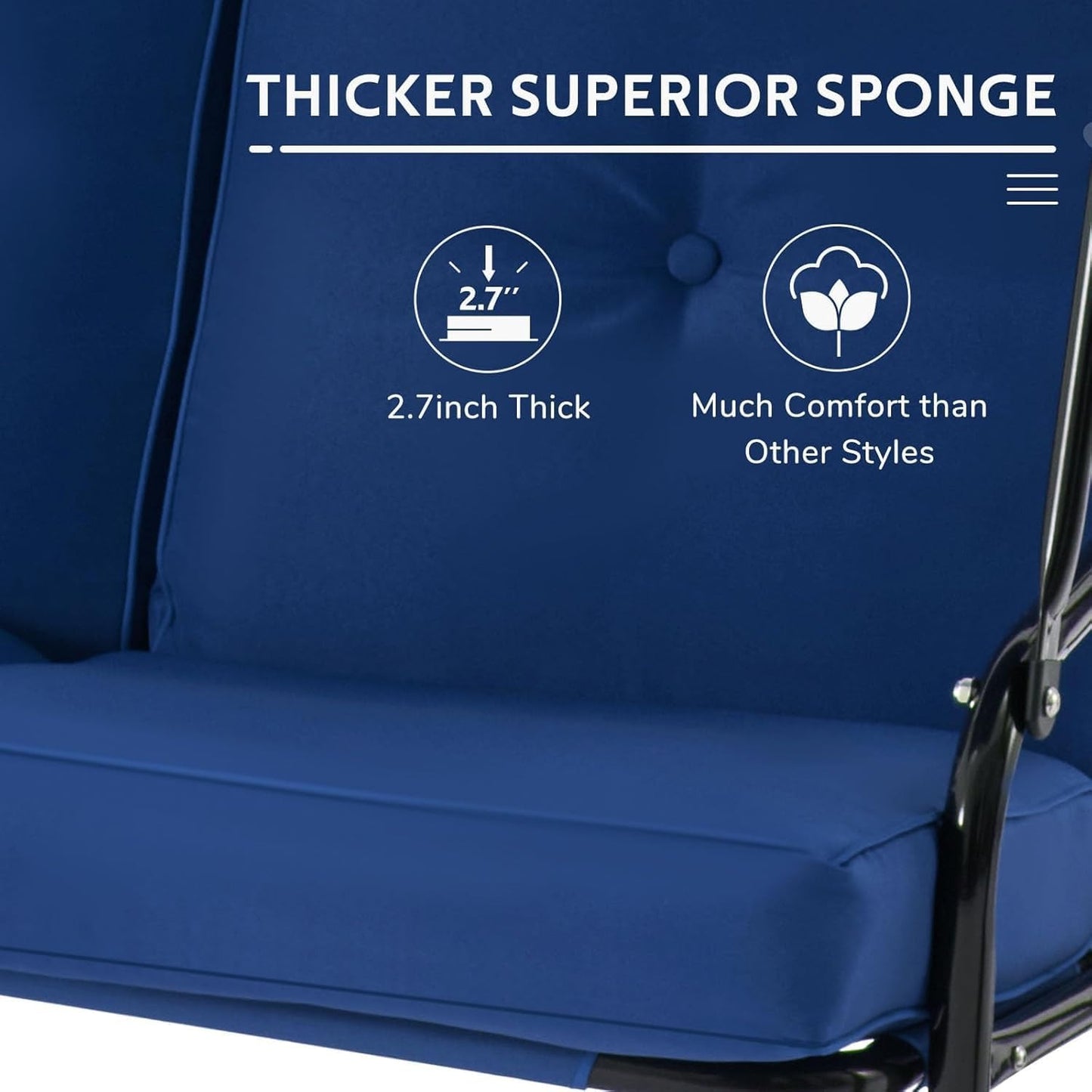 YODOLLA durable swing chair for patio