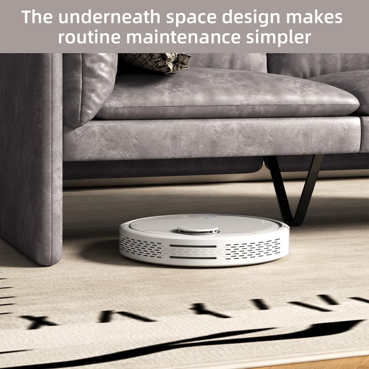 YODOLLA 68'' Modern Love Seat Sofa Couches, Faux Leather Gray