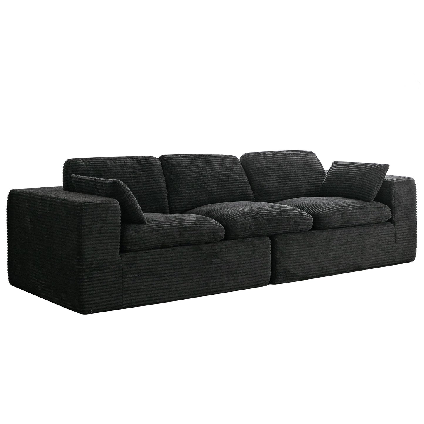 YODOLLA 110" Oversized Sofa Cloud Boneless Couch