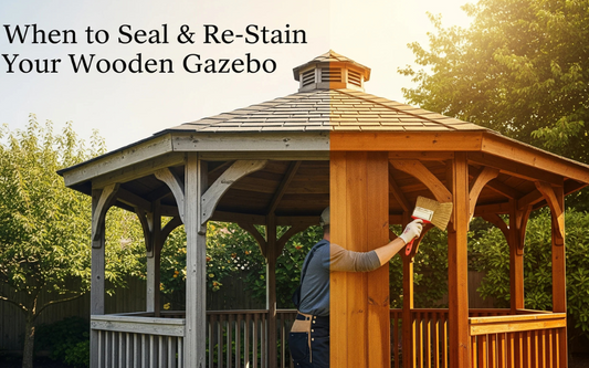 When to Seal & Re-Stain Your Wooden Gazebo
