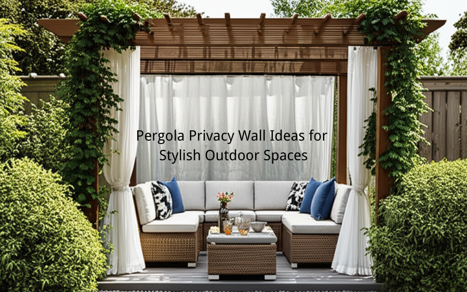 Pergola Privacy Wall Ideas for Stylish Outdoor Spaces