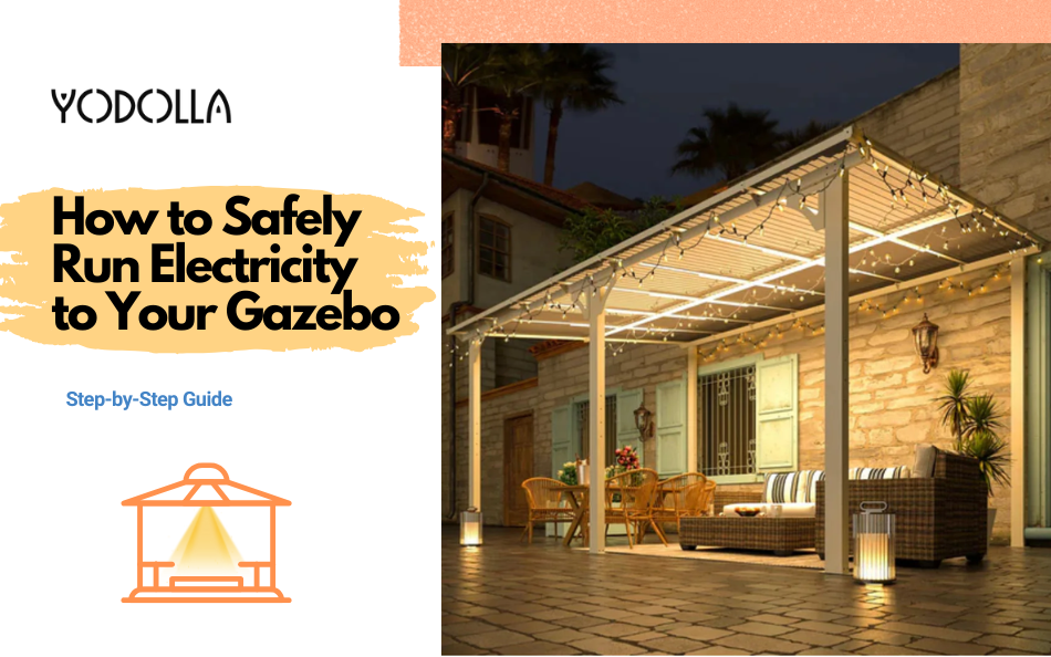 How to Safely Run Electricity to Your Gazebo