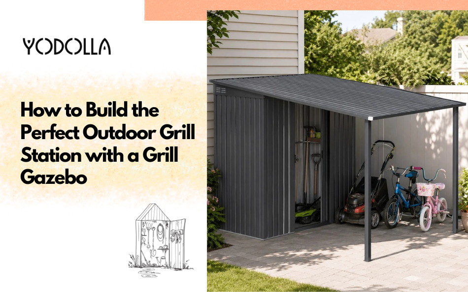 How to Build the Perfect Outdoor Grill Station with a Grill Gazebo