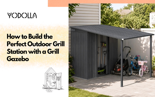 How to Build the Perfect Outdoor Grill Station with a Grill Gazebo