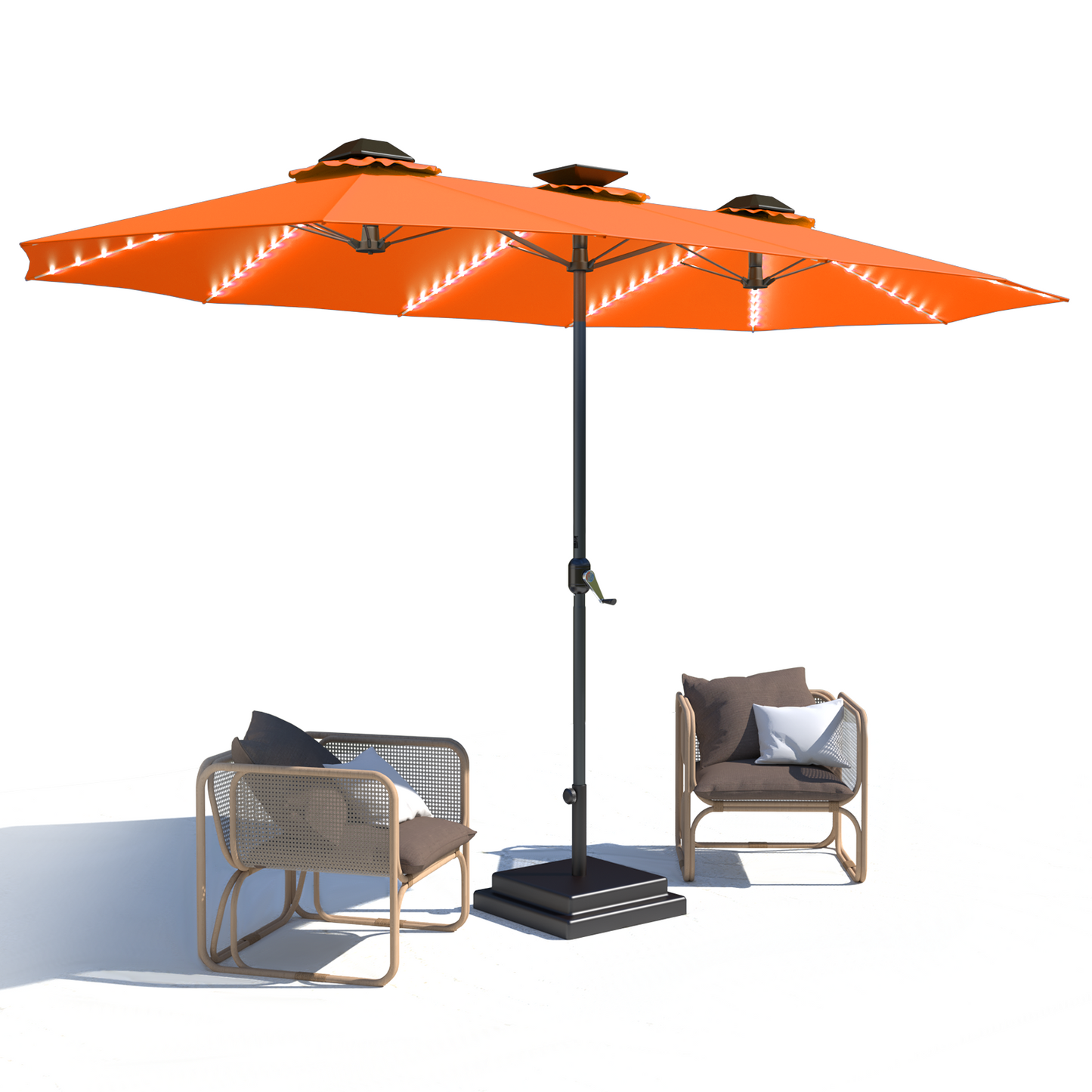 YODOLLA large patio umbrella durable shade