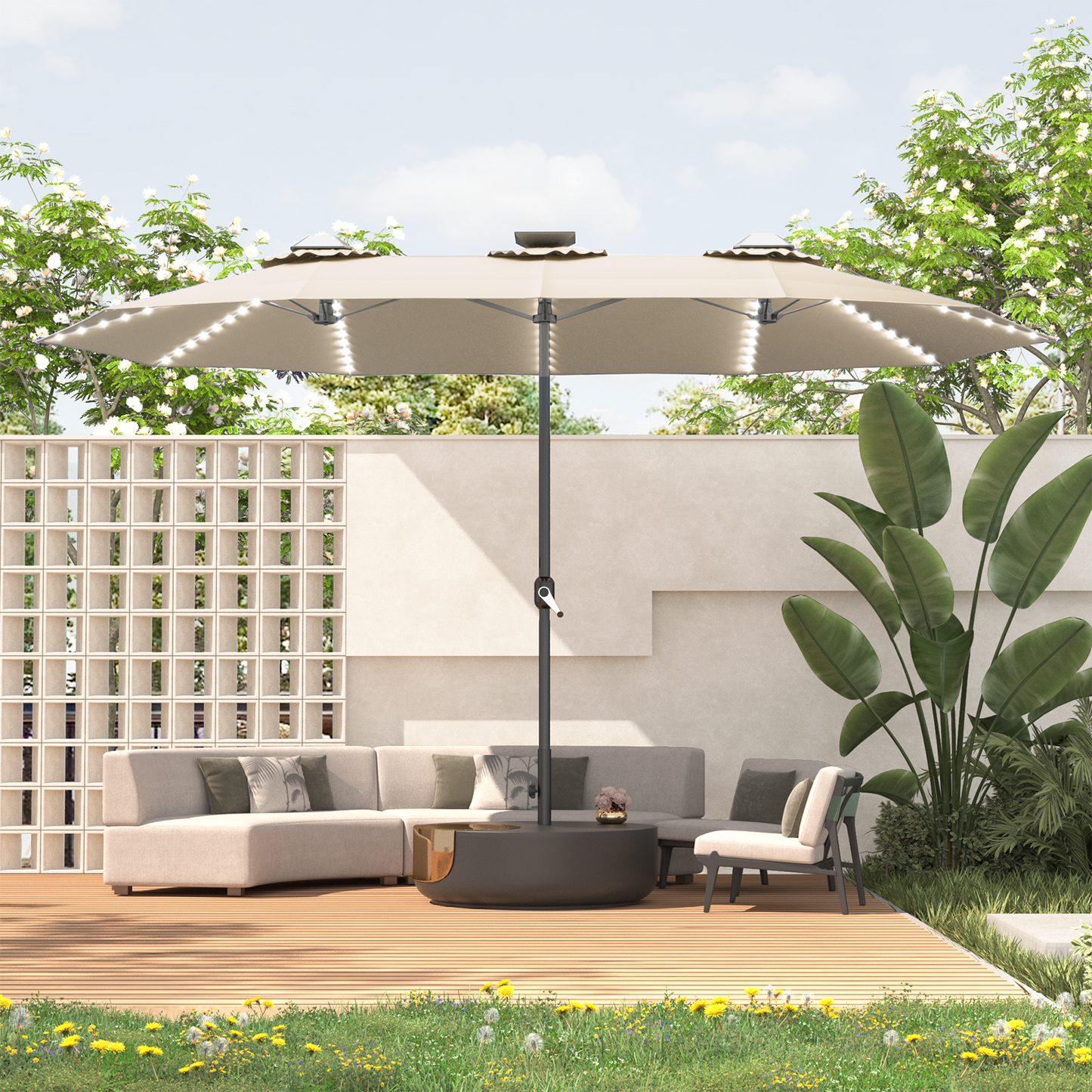 YODOLLA cheap patio umbrellas sturdy and reliable