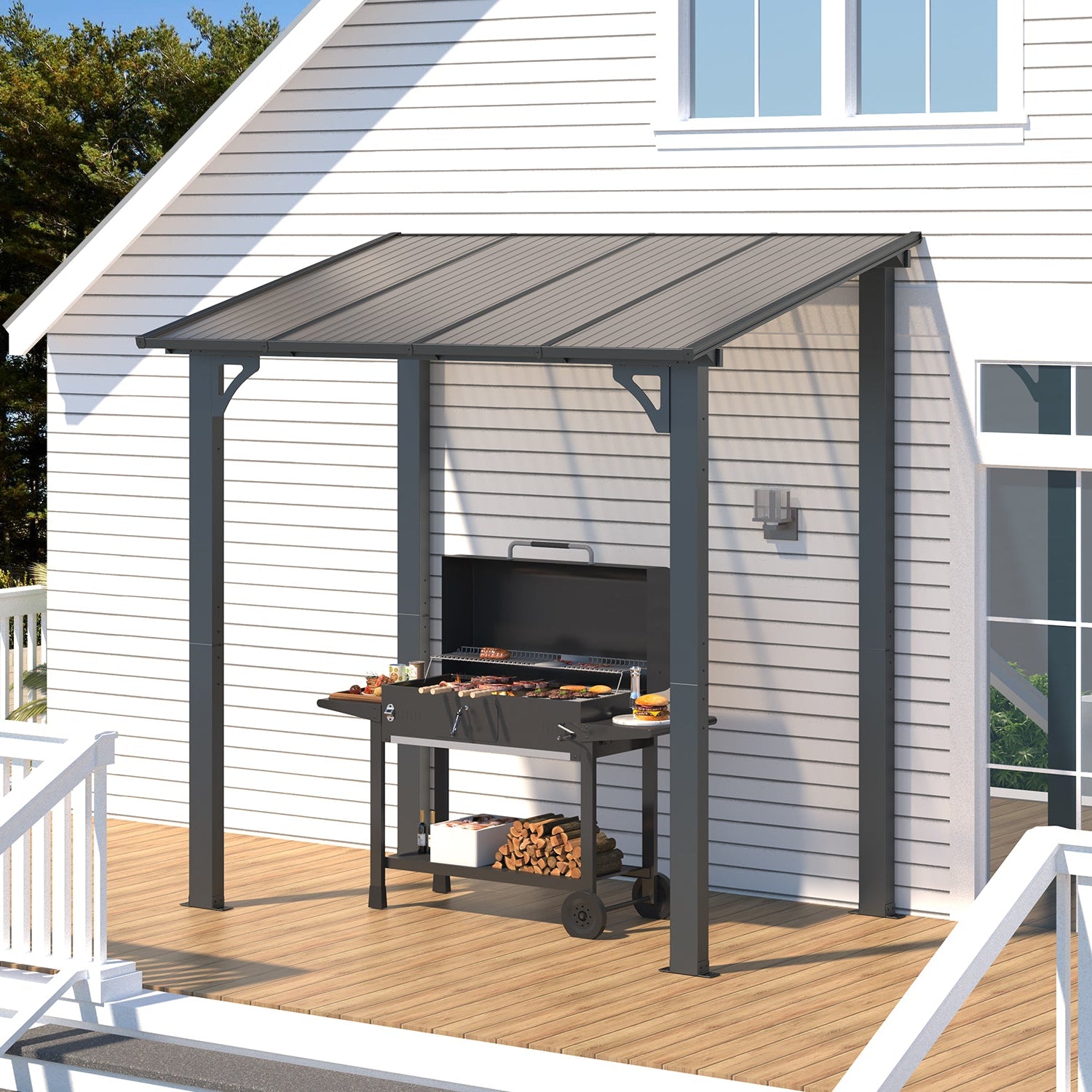 YODOLLA 8 x 5 grill gazebo.