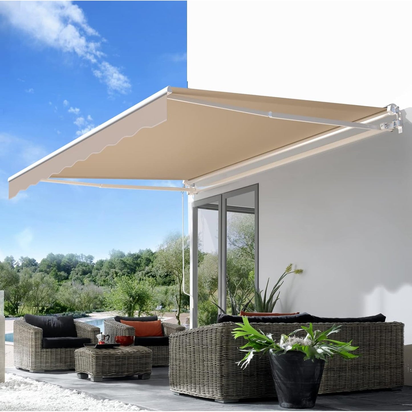 YODOLLA affordable window awnings for home