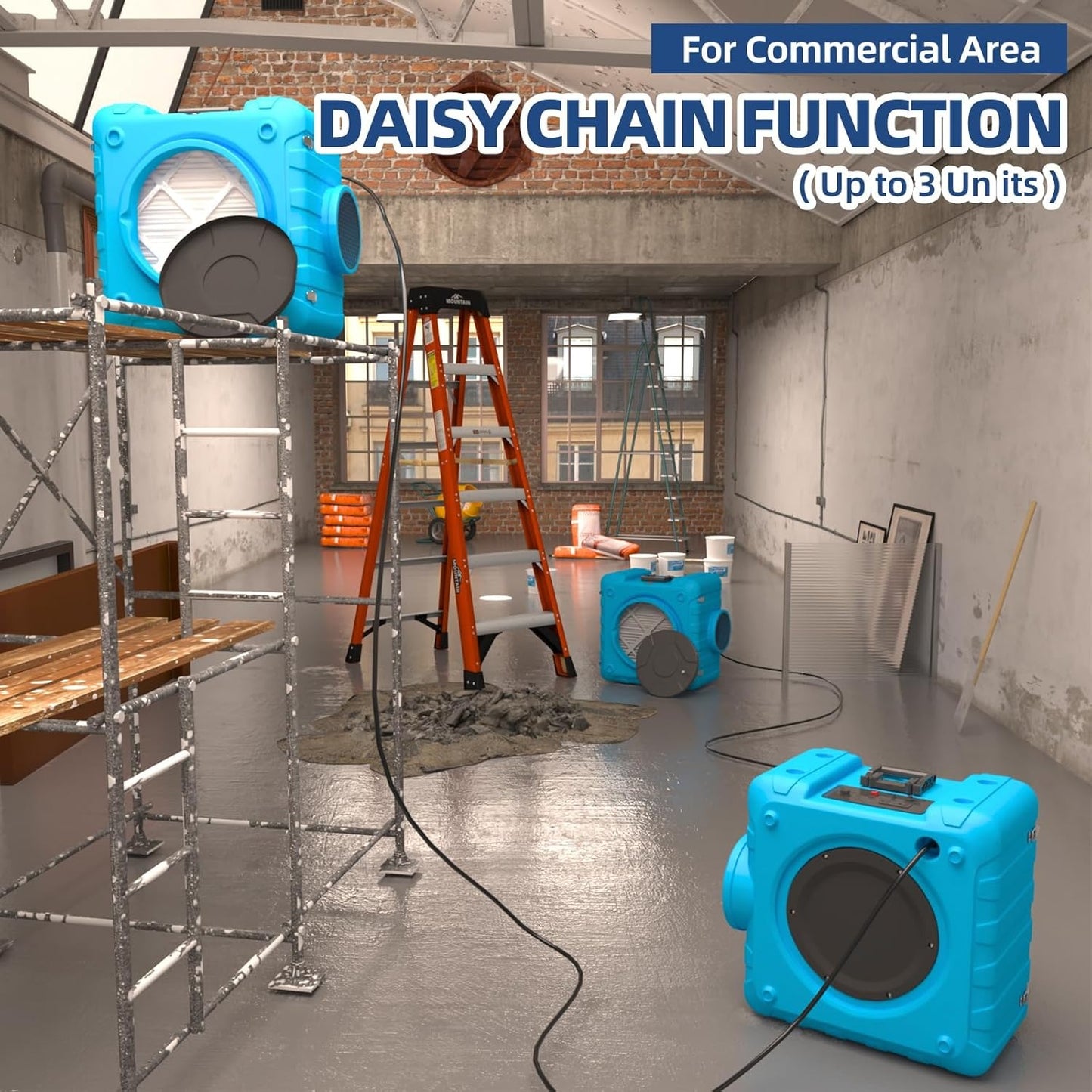 YODOLLA 800 CFM Air Scrubber with 3-Stage Filtration