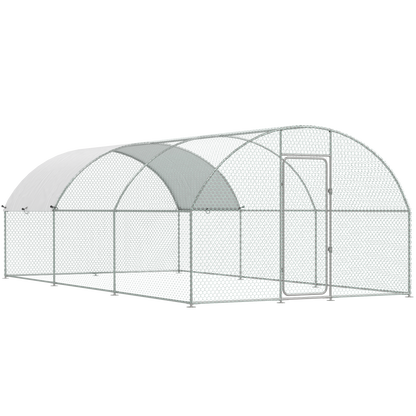 YODOLLA large metal chicken coop for 20