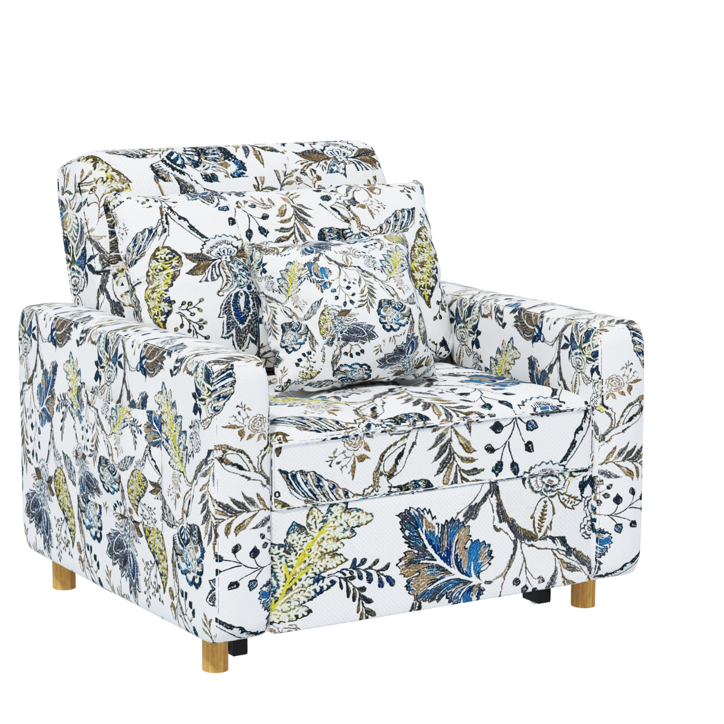 YODOLLA 36" Convertible Chair Bed, Floral