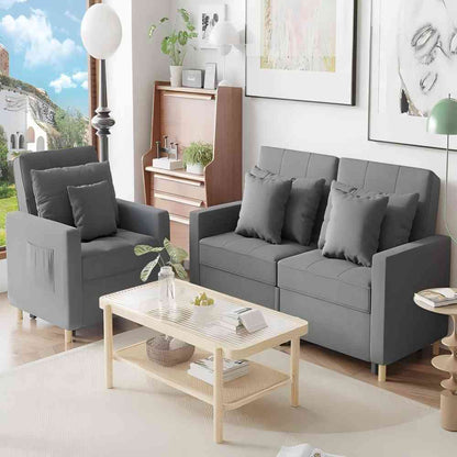 YODOLLA 3 in 1 Chair Bed Sleeper for Adults, Dark Gray