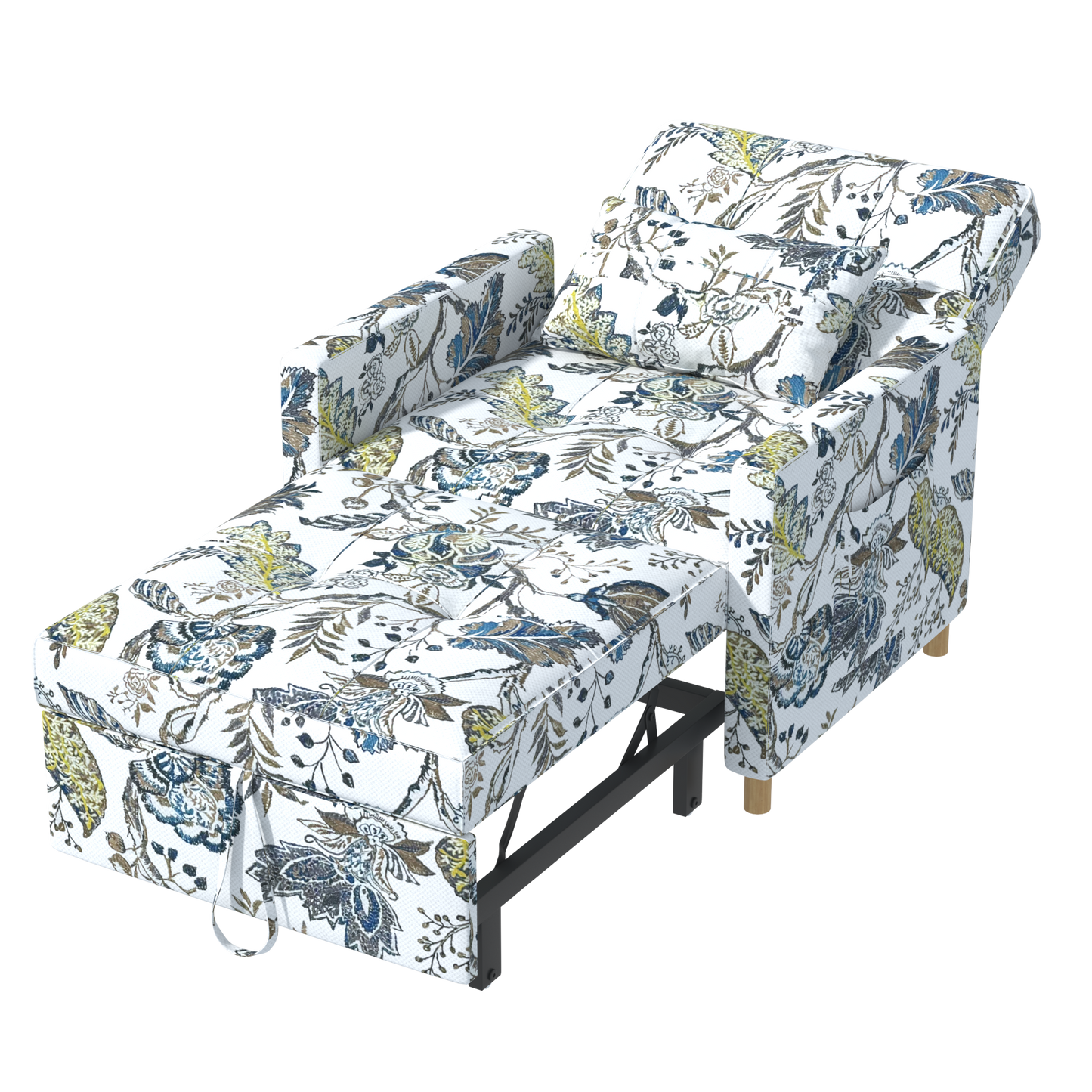 YODOLLA 3 in 1 Chair Bed Sleeper for Adults, Floral