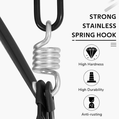 YODOLLA red patio swing with cushion