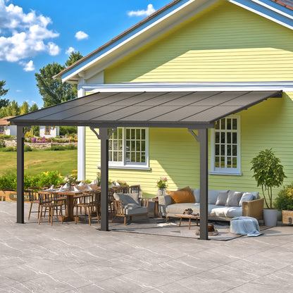 YODOLLA 14' × 10’ Adjustable Height Outdoor Gazebo Pergola for Patio