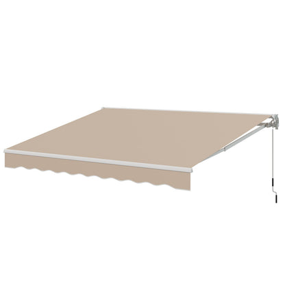 YODOLLA 13'×10' manual retractable awning for patio shade.