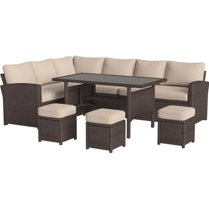 YODOLLA 7 piece patio furniture set