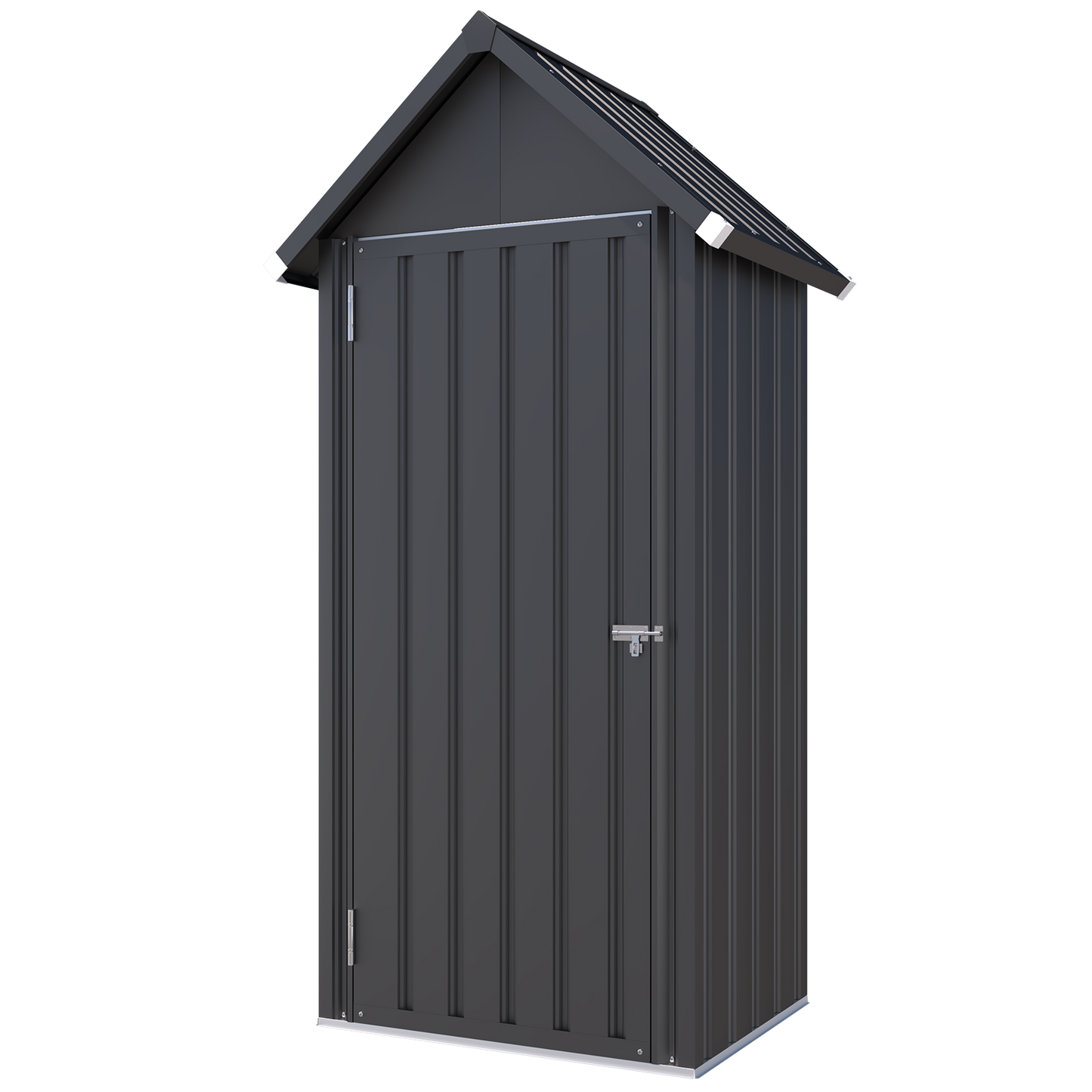 YODOLLA Vertical Outdoor Storage Cabinet with 2 Removeable Shelves