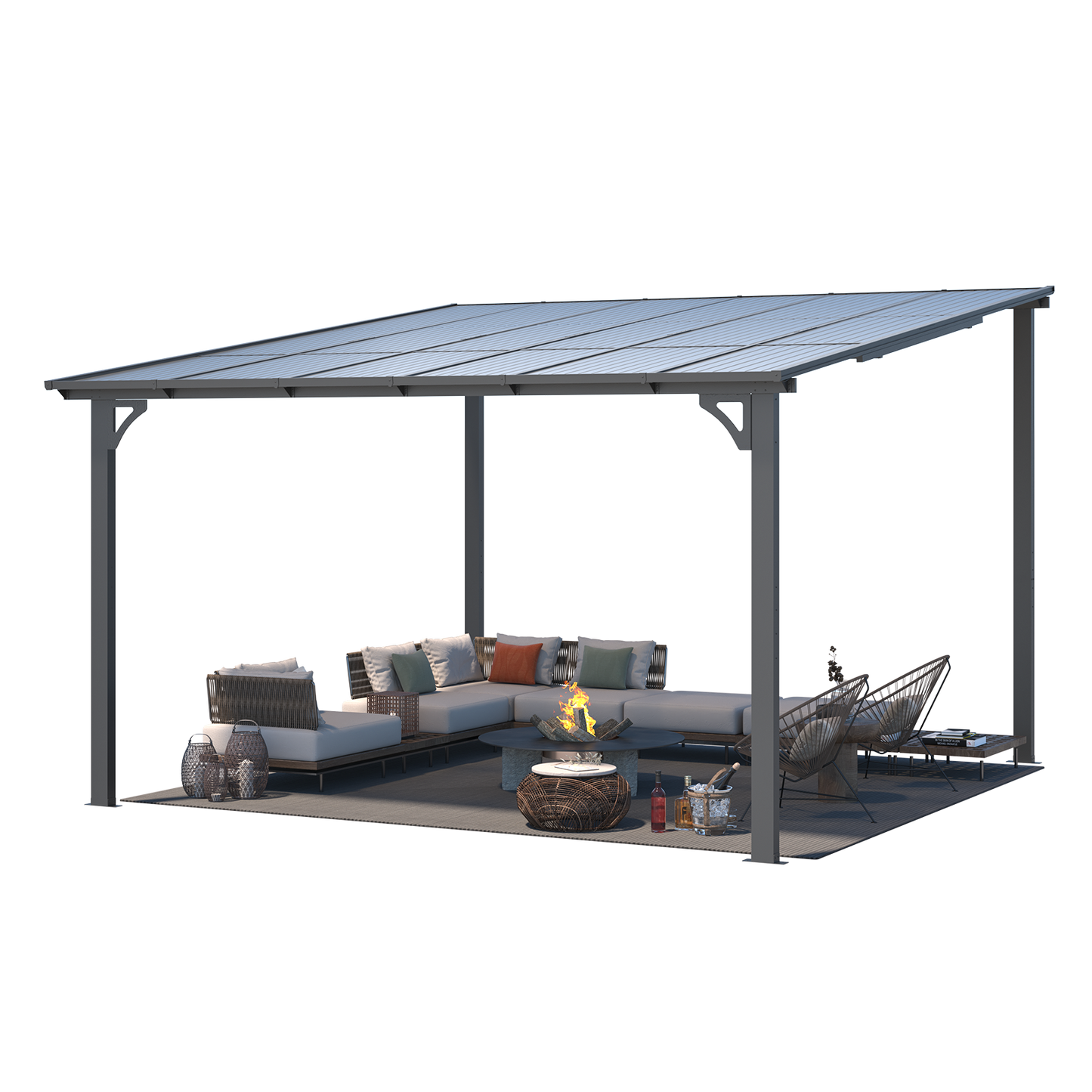 YODOLLA wall mounted gazebo.