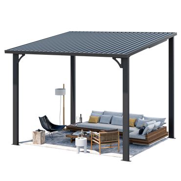 YODOLLA Small 10x8 Heavy Duty Lean To Pergola
