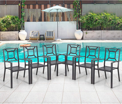 YODOLLA 6 Pieces Outdoor Dining Chairs