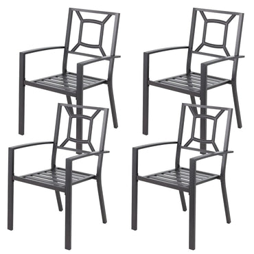 YODOLLA 4 Pieces Outdoor Dining Chairs