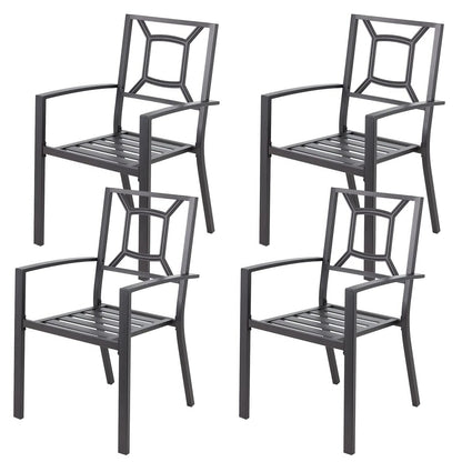 YODOLLA 4 Pieces Outdoor Dining Chairs