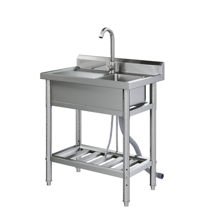 YODOLLA Freestanding Stainless Steel Utility Sink