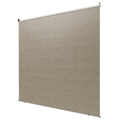 YODOLLA Outdoor UV Protection 8'(W) x 8'(H) Roller Shade, Mocha