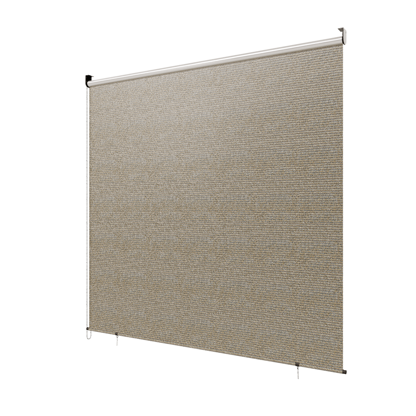 YODOLLA Outdoor UV Protection 6'(W) x 6'(H) Roller Shade, Mocha