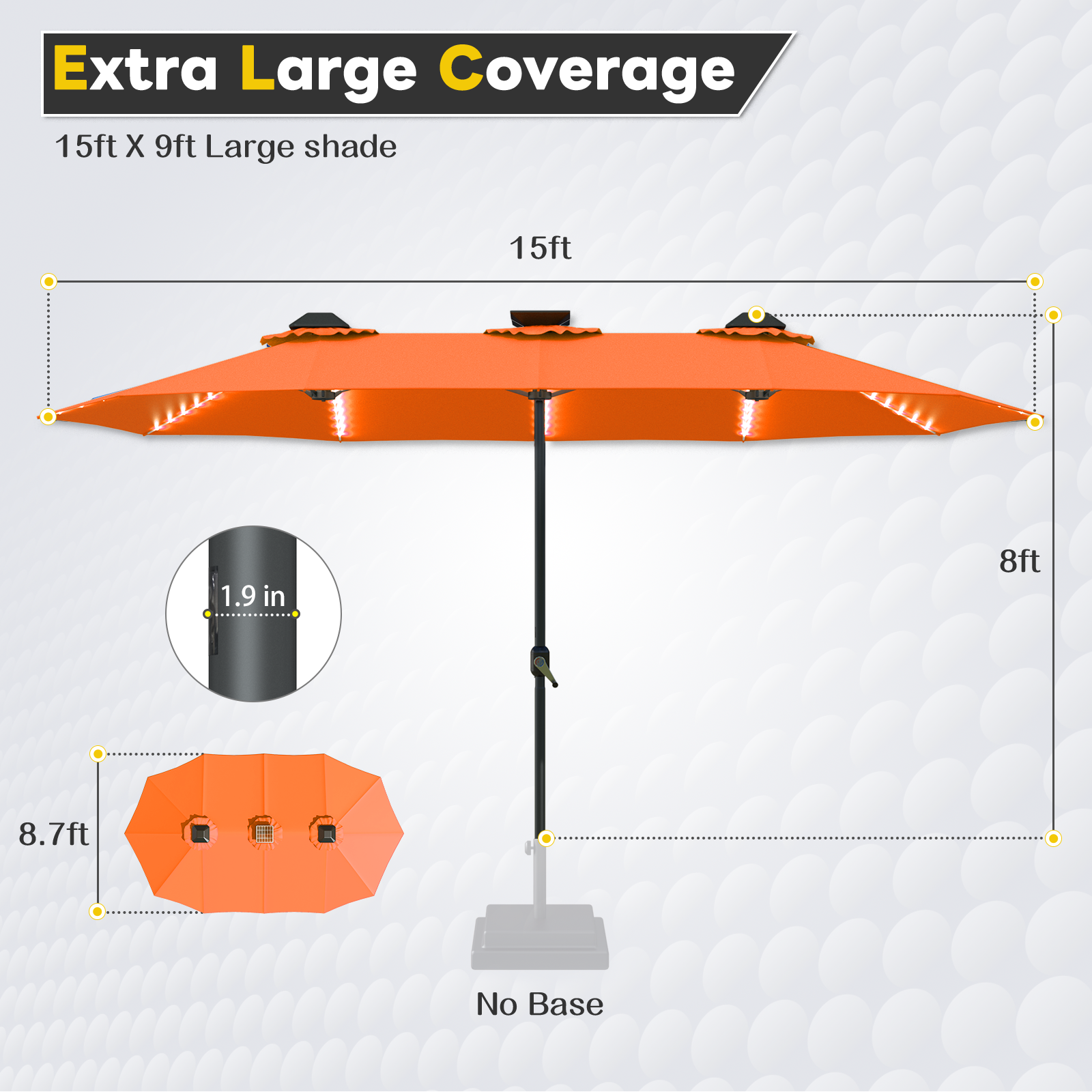 YODOLLA cheap patio umbrellas budget friendly