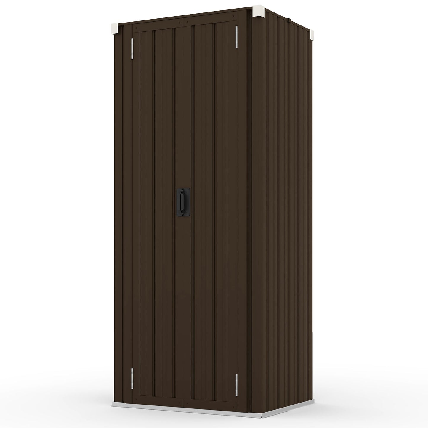 YODOLLA Vertical Garden Storage Shed, Brown