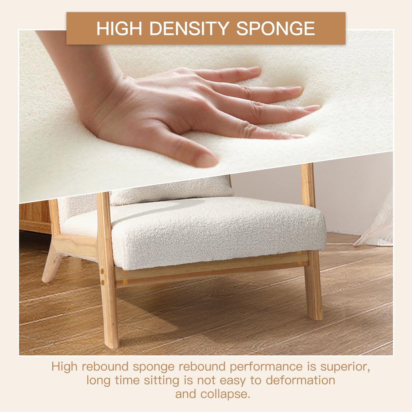 YODOLLA Accent Chair Reading Armchair