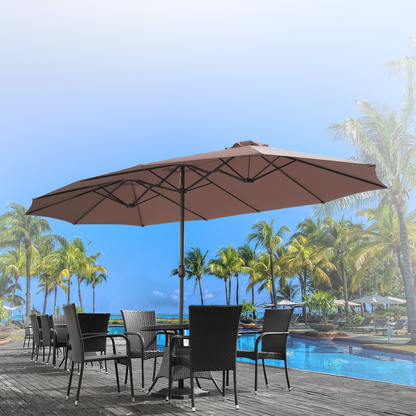 YODOLLA best outdoor patio umbrella for large spaces