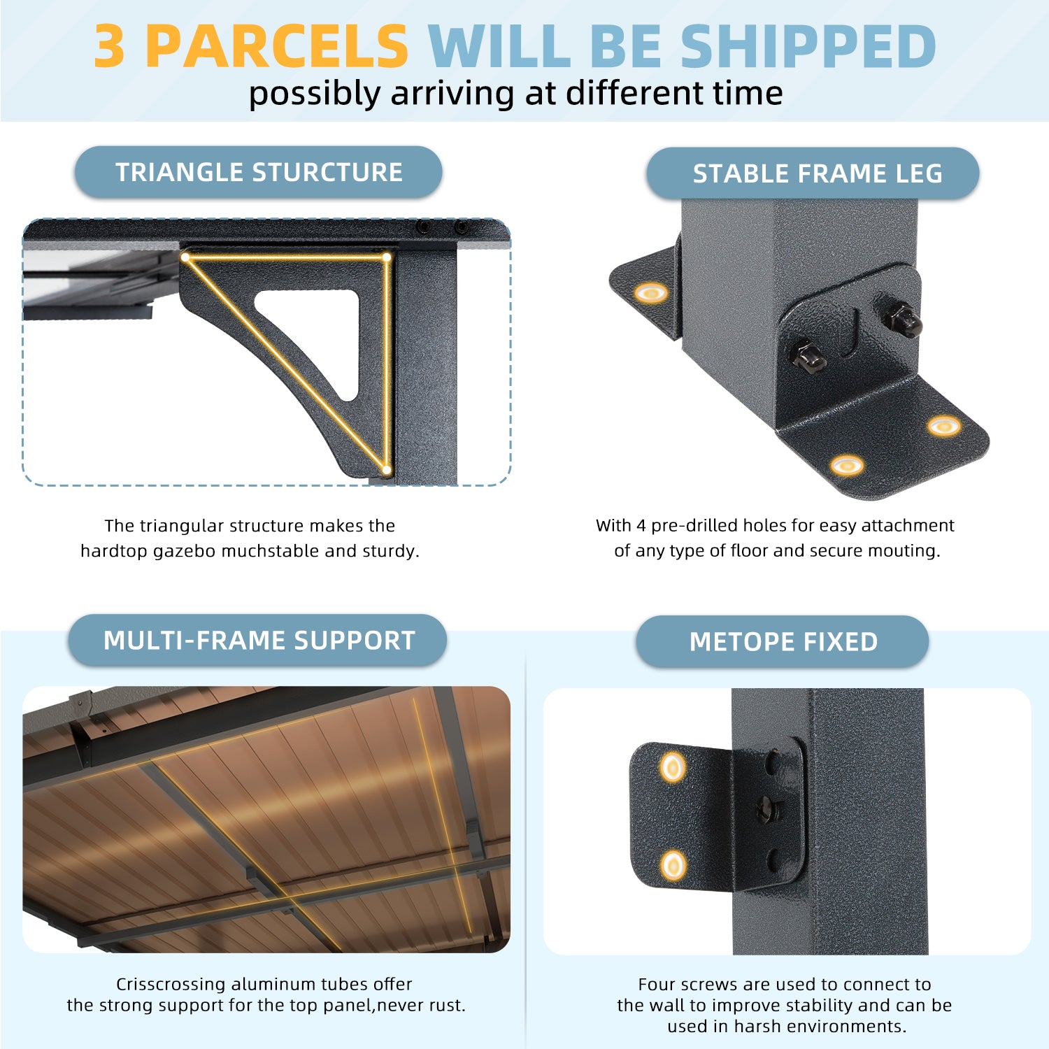 YODOLLA deck gazebo.