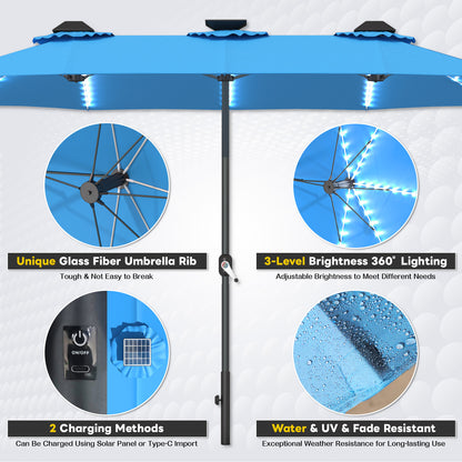 YODOLLA outdoor patio umbrella waterproof