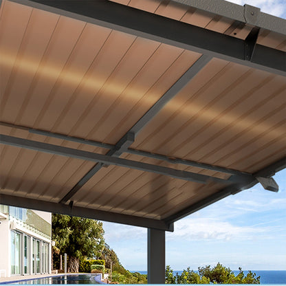 YODOLLA 8'/10'/12' Wide Wall-Mounted Gazebo Pergola Connector