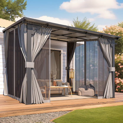 YODOLLA Lean To Wall-Mounted Gazebo