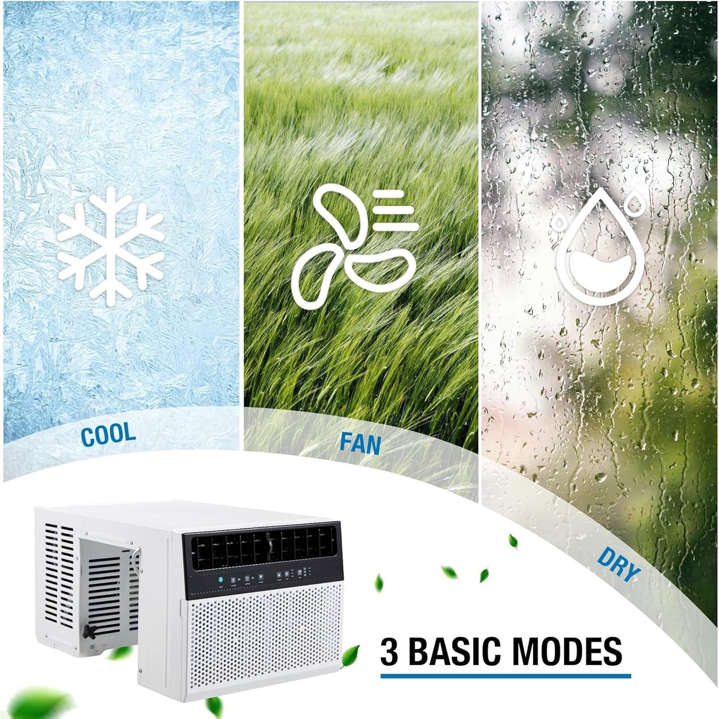 YODOLLA 8100 BTU Window Air Conditioner, White