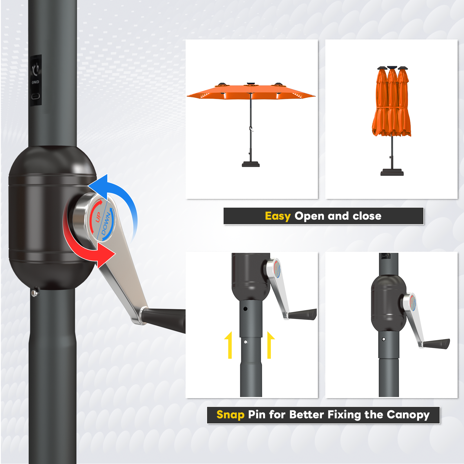 YODOLLA outdoor umbrellas for patio tables