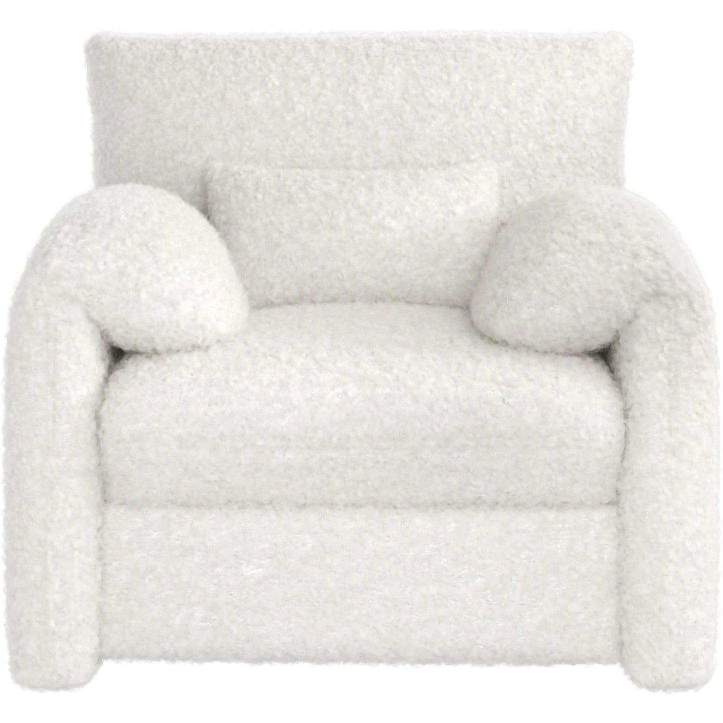 YODOLLA Oversized Armchair, Chenille Mid Century Accent Chair, Comfy Upholstered Single Sofa, Extra Wide Reading Chairs