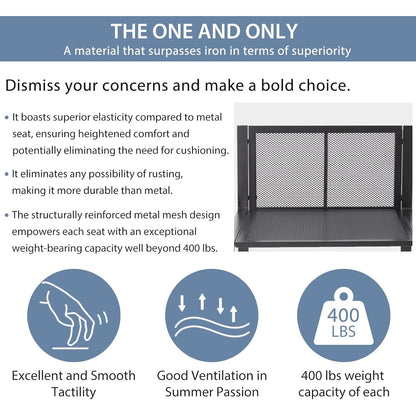 YODOLLA 7 Pieces Patio Furniture Set, Grey