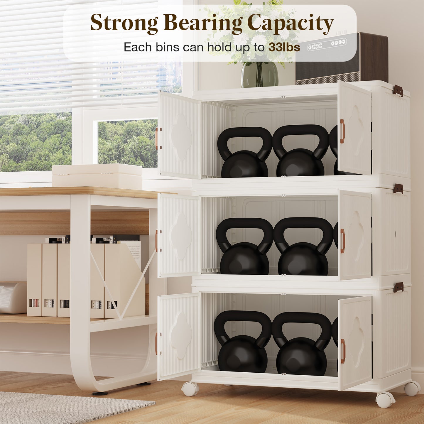 YODOLLA Storage Bins with Lid, 83 Gal/333 Qt Capacity