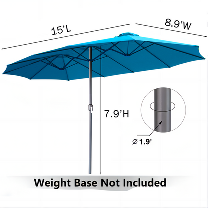YODOLLA umbrellas for outdoor patio tables, wind-resistant