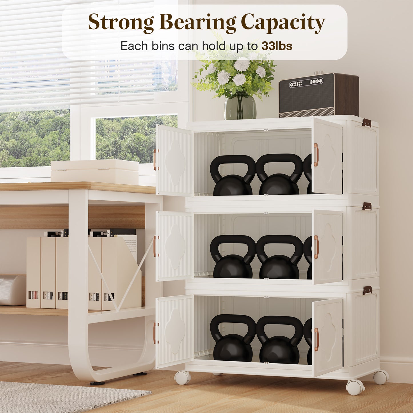 YODOLLA Storage Bins with Lid 70 Gal/280 Qt Capacity